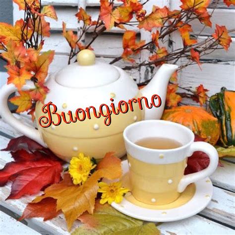 buongiorno caffè autunnale